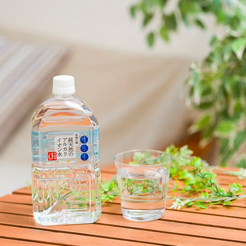純天然のアルカリイオン水 金城の華 1Ｌ×12本入り(産直）