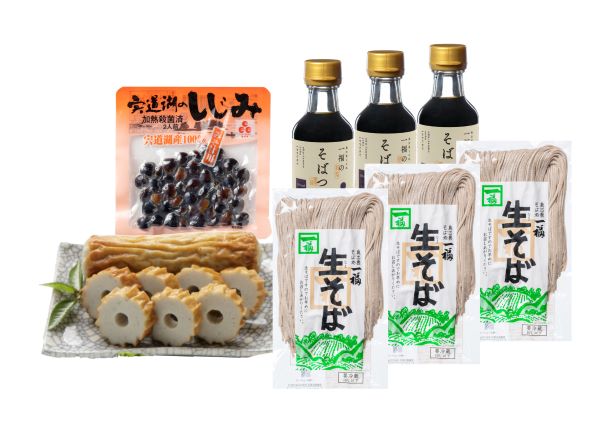 (A23)生そば・あご野焼・しじみ（産直）