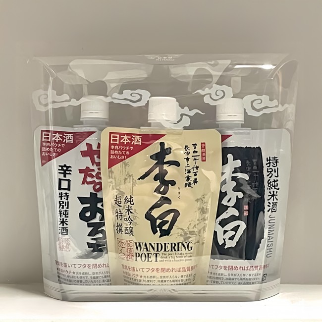 のみくらべパウチ180セットクリアカートン入り（産直）