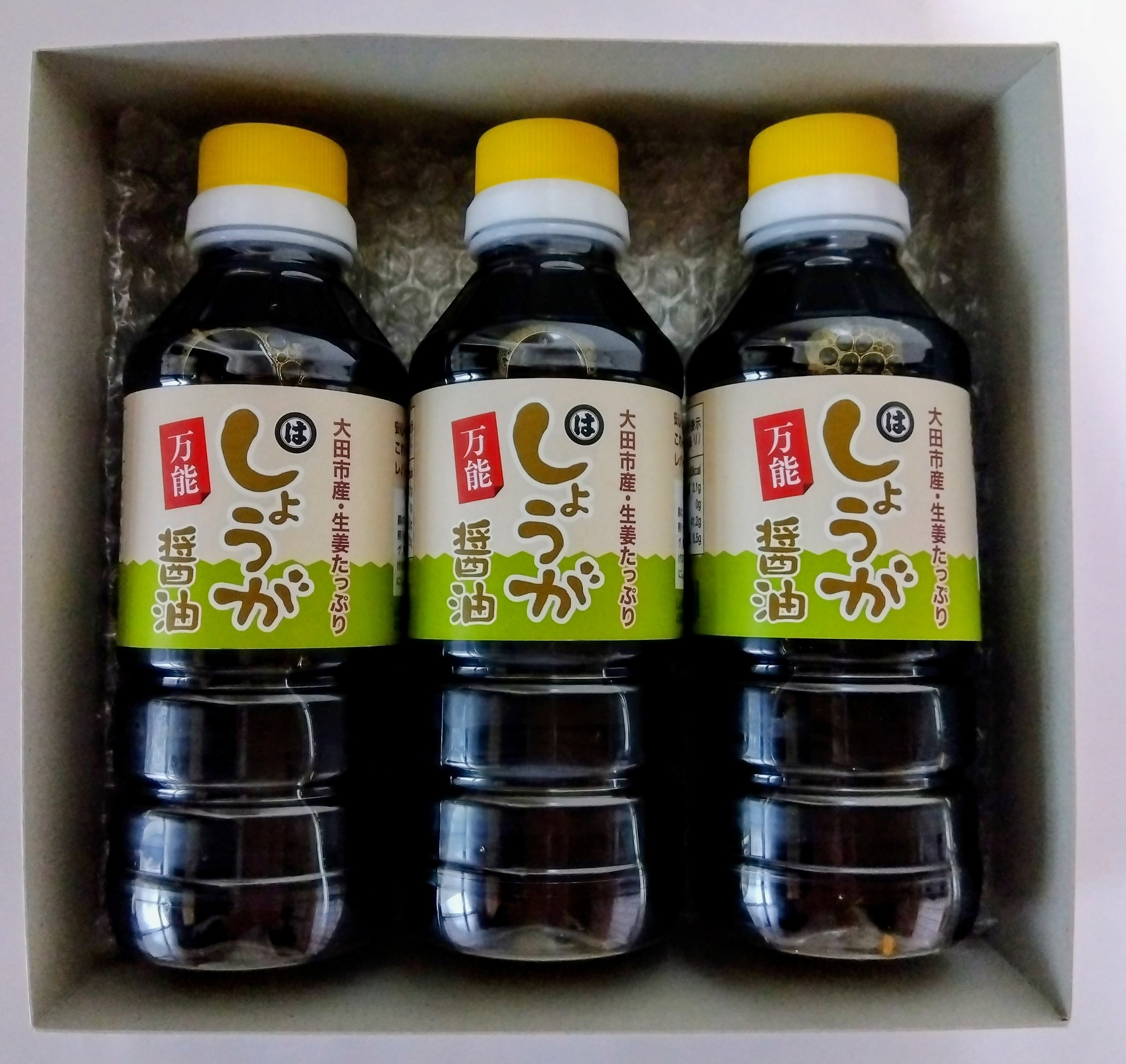 万能しょうが醬油(300ml)3本セット（産直）